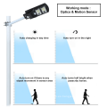 Lámpara de calle solar LED integrada al aire libre